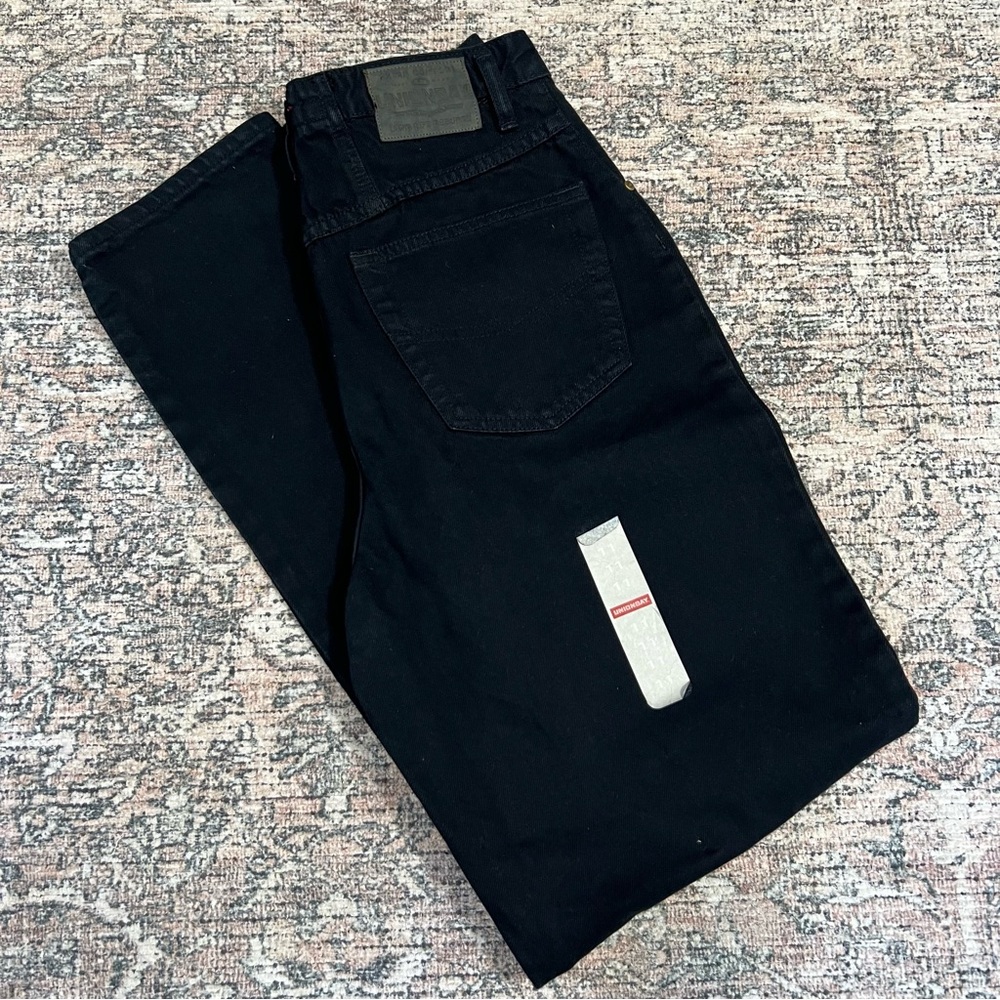 Vintage 90s Unionbay Black High Rise Baggy Jeans Women’s Size 11 NWT Y2K - Picture 5 of 15